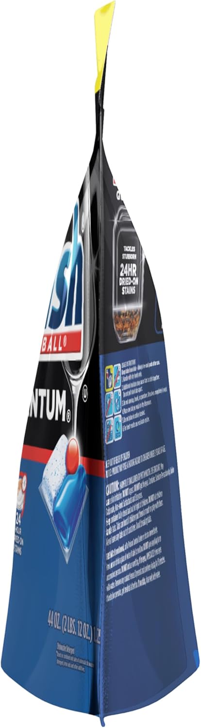 Finish Quantum Dishwasher Pods – Calming Post-Meal Wind-Down for Home Kitchens, Skip Stressful Pre-Rinsing
