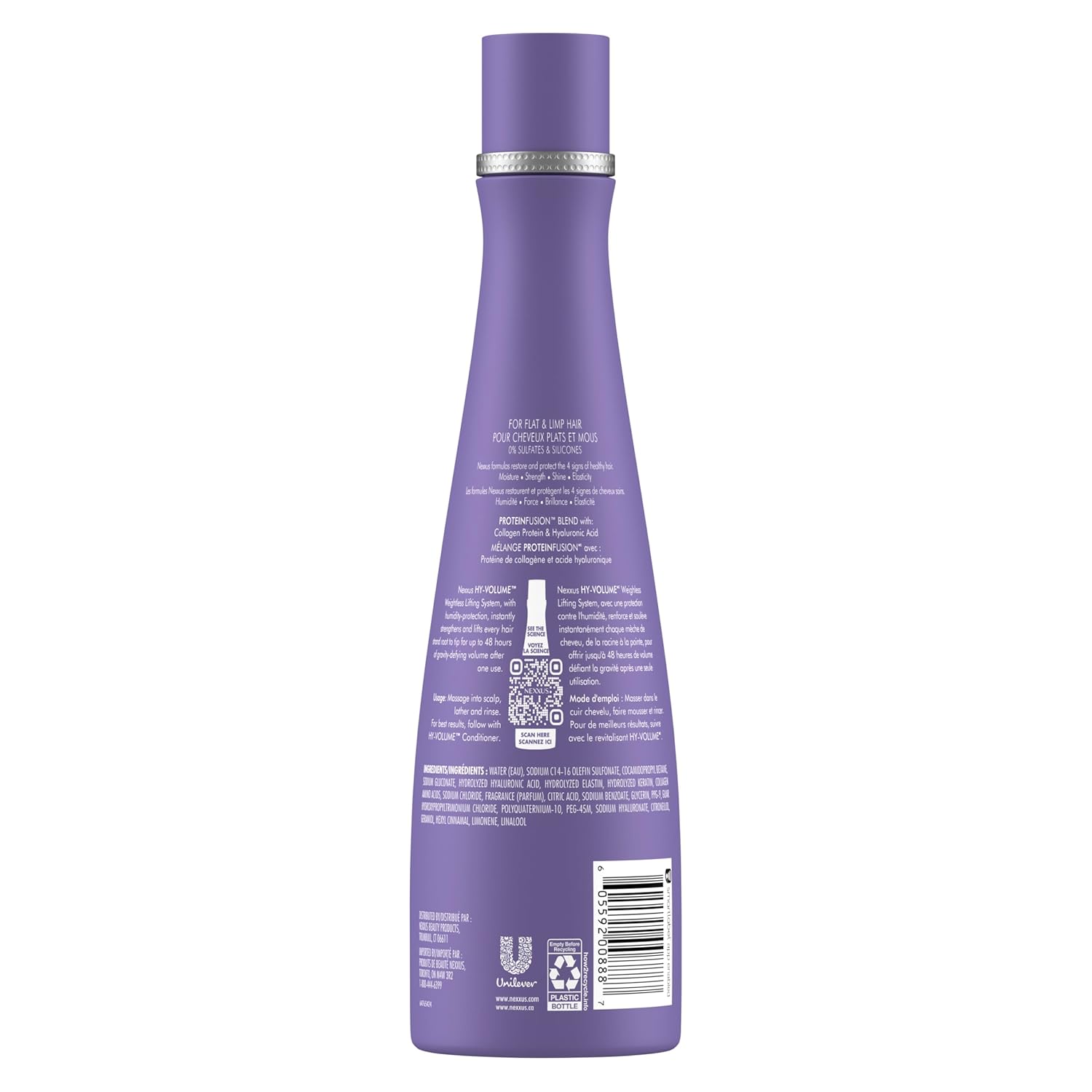 first-of-its-kind hyaluronic tubing technology that coats each hair fiber in a moisture-attracting tube