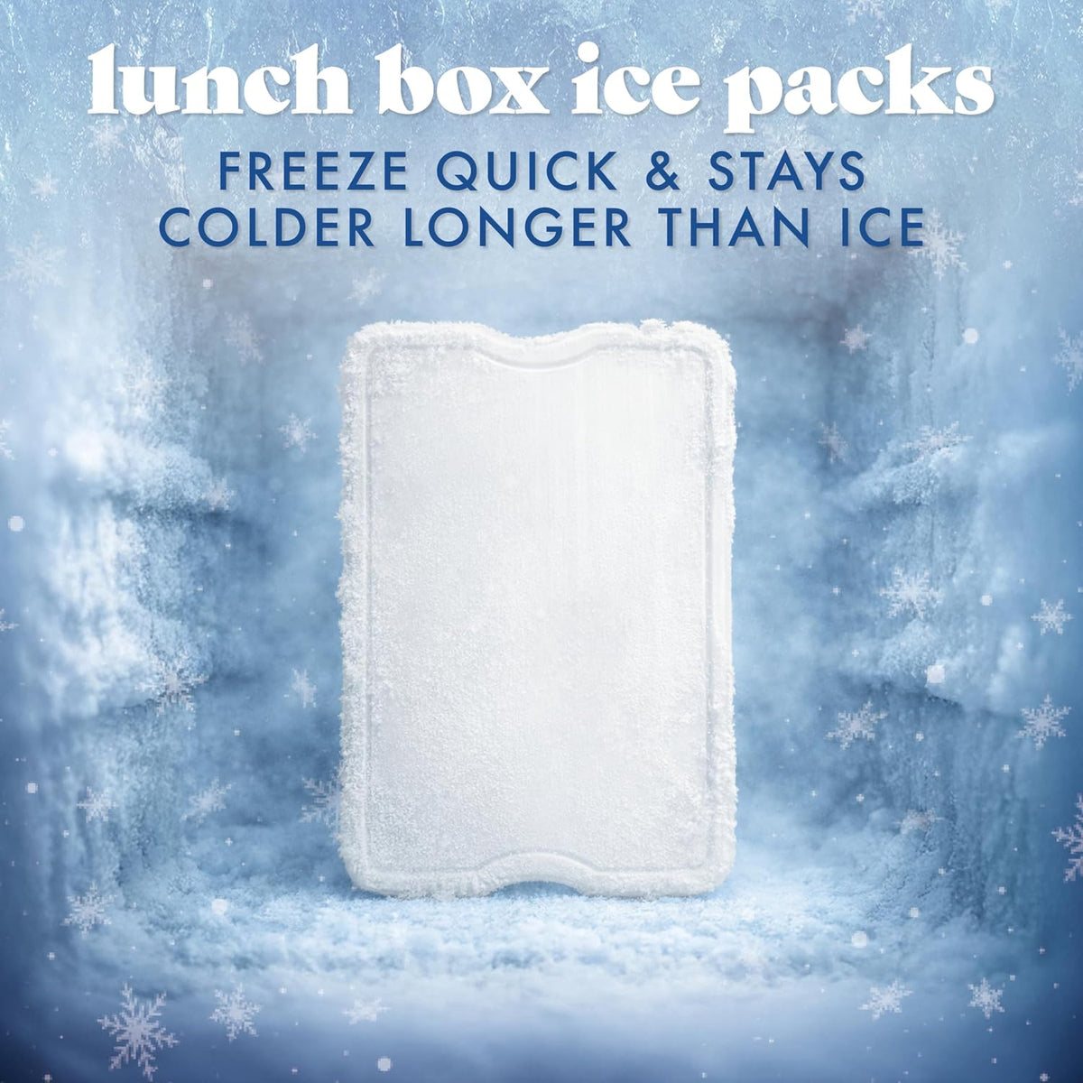 Fit & Fresh Cool Coolers XL Slim Ice Packs for Travel and Day Trips, Compact Freezer Packs for Backpacks and Soft Coolers