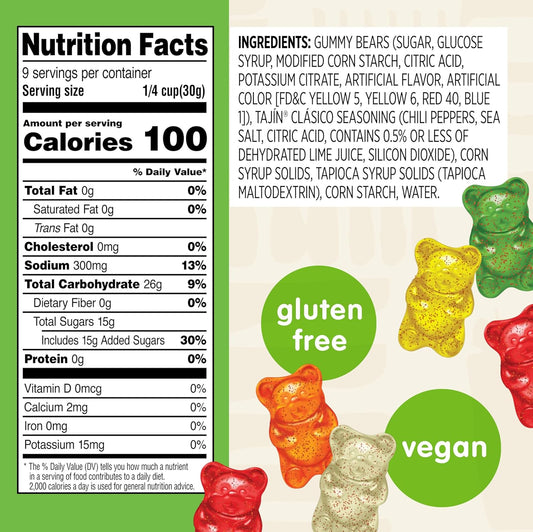 five assorted fruit flavors: strawberry, lemon, apple, pineapple, orange