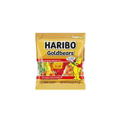 five fruity flavors: lemon, orange, pineapple, raspberry, and strawberry in signature bear shapes