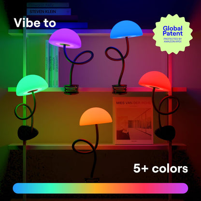 five multi-color led modes for ambient/mood lighting