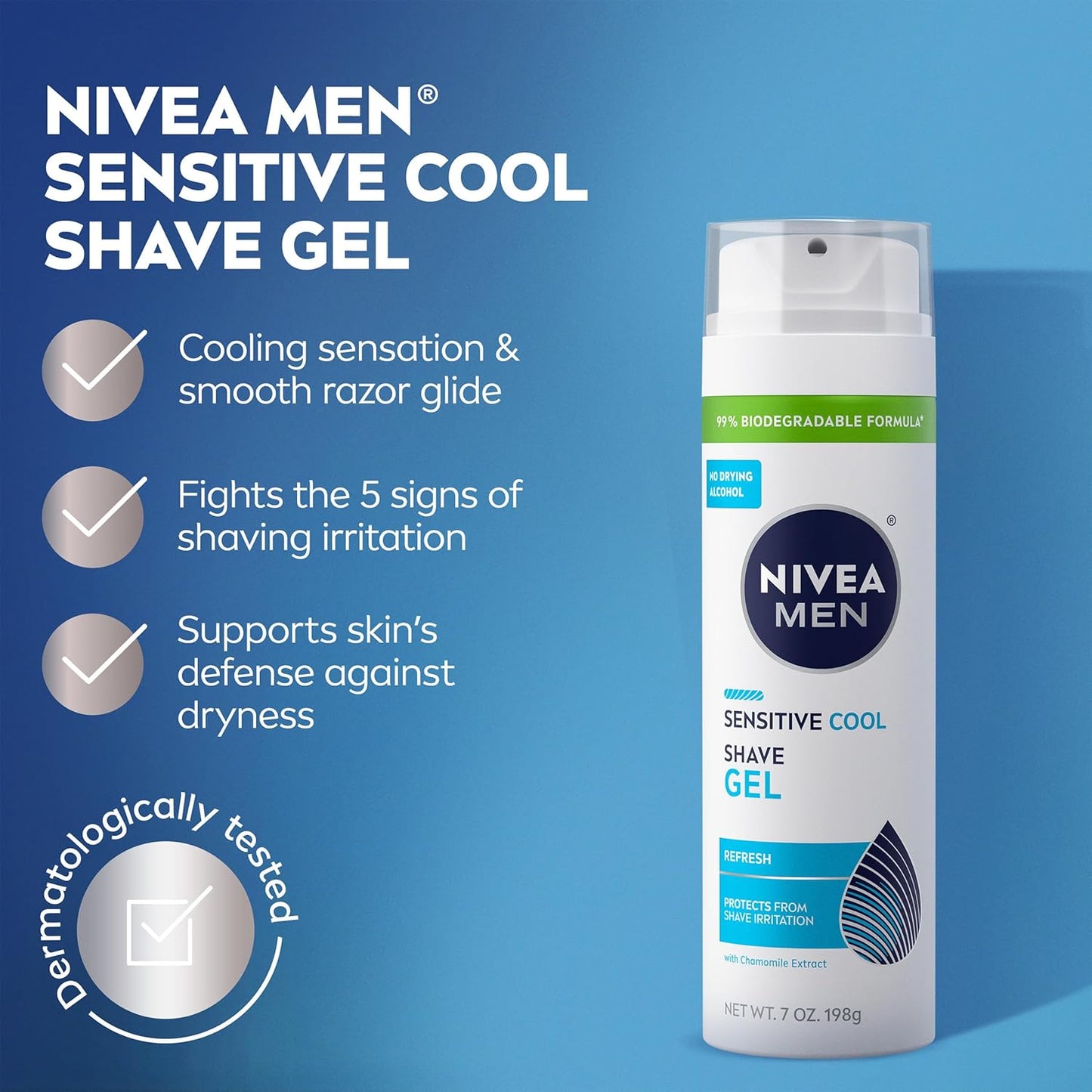 five-sign irritation protection (burning, micro cuts, dryness, tightness, stubble itch)