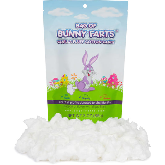 five themed variants in one product line: bunny, pony, dinosaur, zombie, and dog farts cotton candy