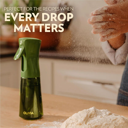 FLAIROSOL OLIVIA SIGNATURE Olive Oil Sprayer – Fine Mist Dispenser for Guilt-Free Salad and Air Fryer Meals