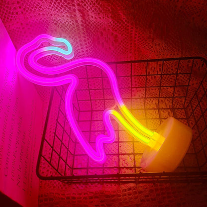 Flamingo LED Sign – Housewarming Gift for Women, Flamingo-Shaped Accent Light for Dressing Table and Bedroom