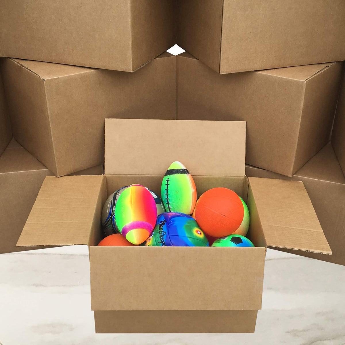 flat-shipped design that stores compactly until needed