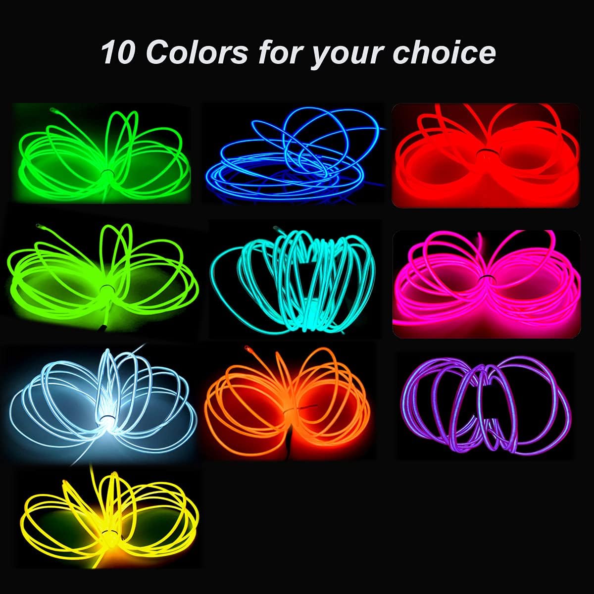 flexible 2.3mm thin wire, bendable into any shape
