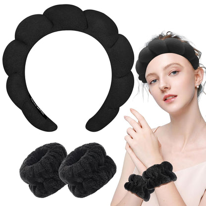 flexible and stretchable one-size construction (headband 7.08 x 6.69 x 1.37 in)