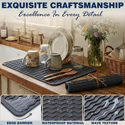 flexible roll-up design with built-in hanging hole for compact storage