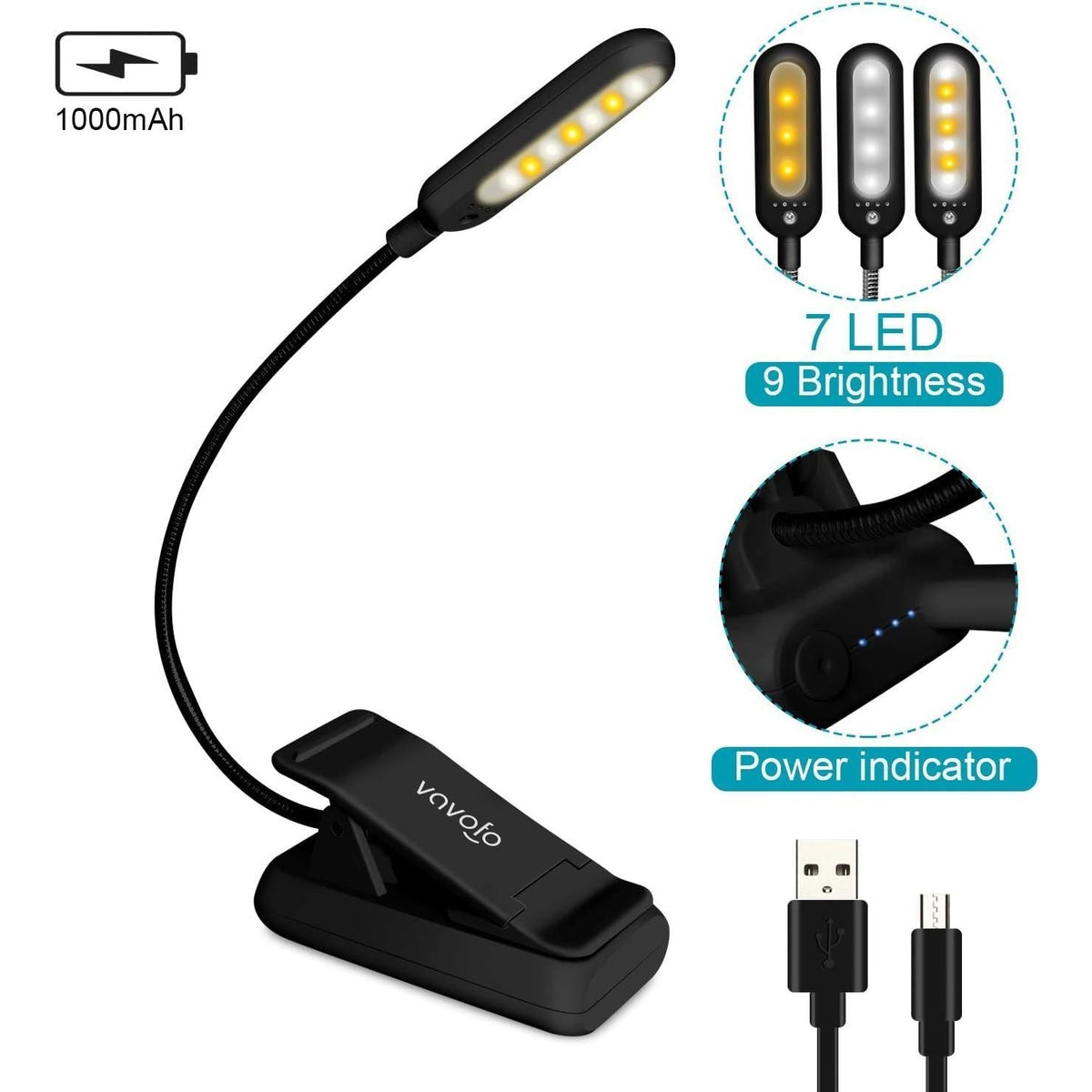 flicker-free eye-care led light source, push-button + touch control