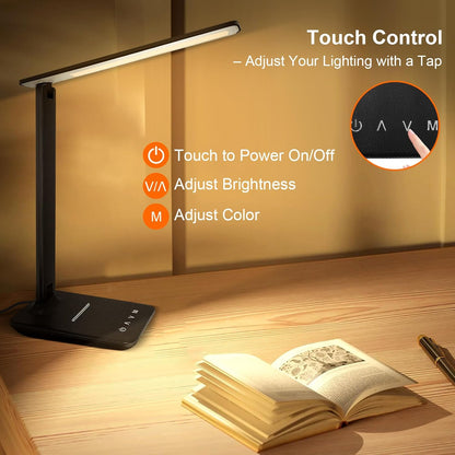 flicker-free, eye-caring led with included 5v/2a certified adapter