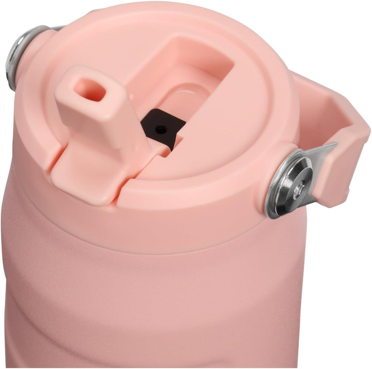 flip straw 2.0 lid with larger drink opening and integrated straw for fast one-handed sipping