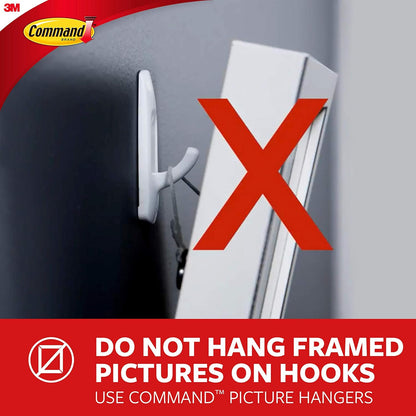foam strip design specifically engineered for re-hanging command outdoor hooks