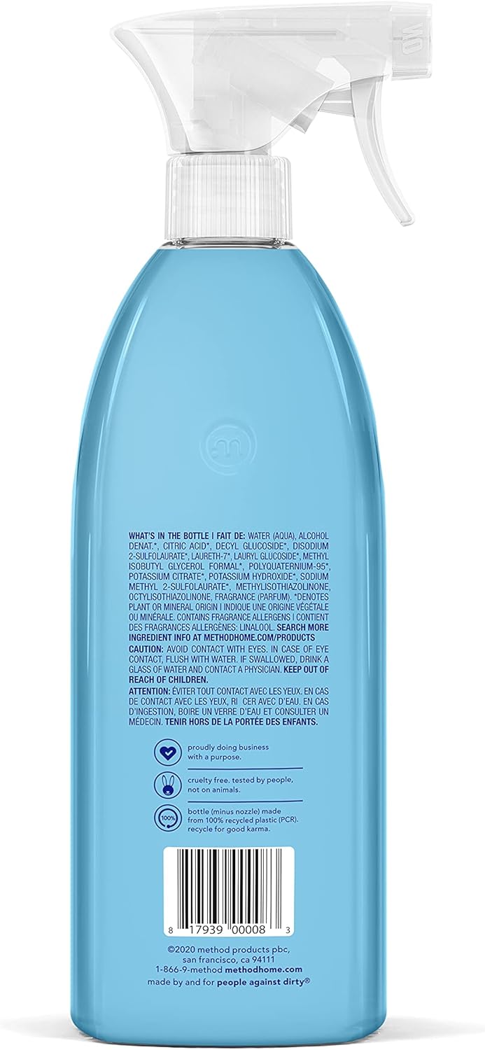 foaming action that clings to vertical surfaces and dissolves soap scum