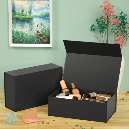 foldable collapsible cardboard construction that assembles via adhesive triangle sticker