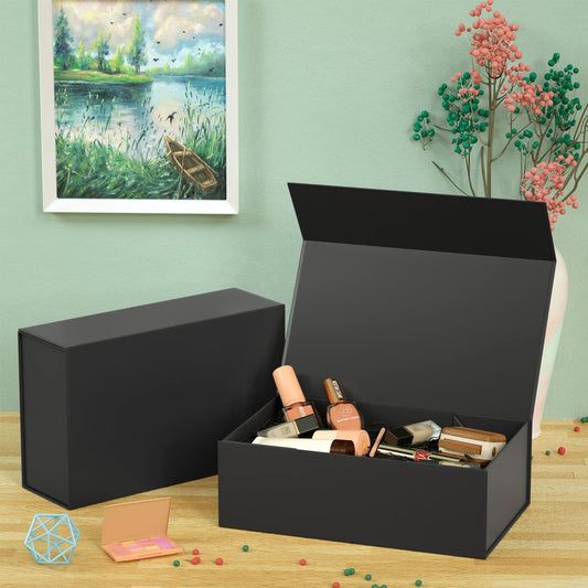 foldable collapsible cardboard construction that assembles via adhesive triangle sticker