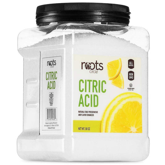 food-grade citric acid powder with single-ingredient purity