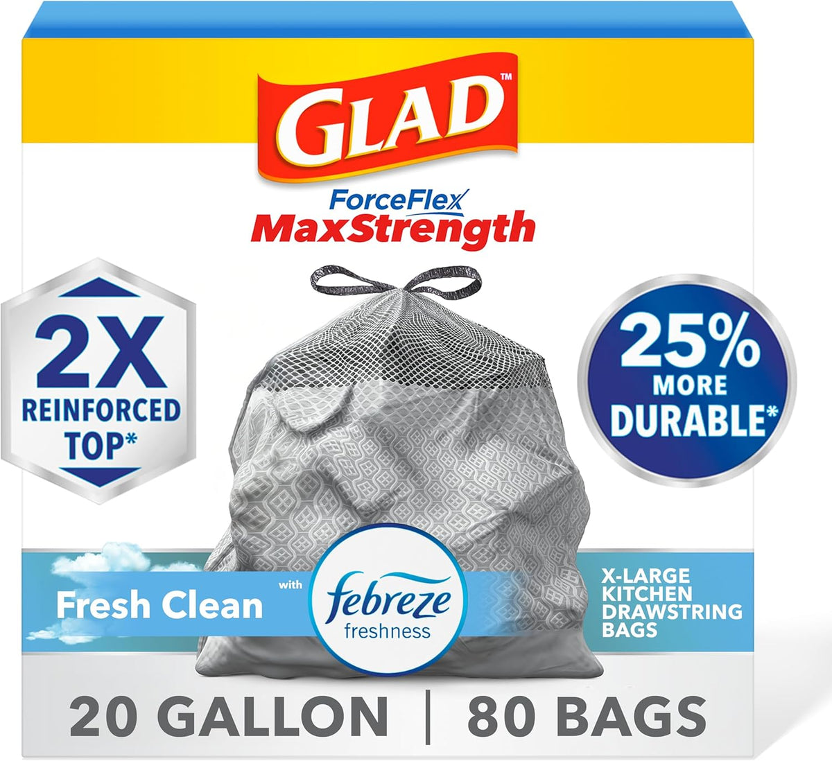 forceflex maxstrength technology with double side seams and dual-layer construction