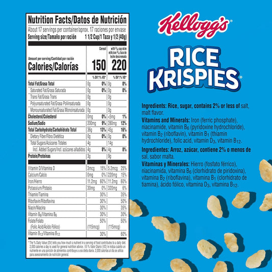 fortified with 8 vitamins and minerals including iron, b vitamins, folic acid, and vitamin d3