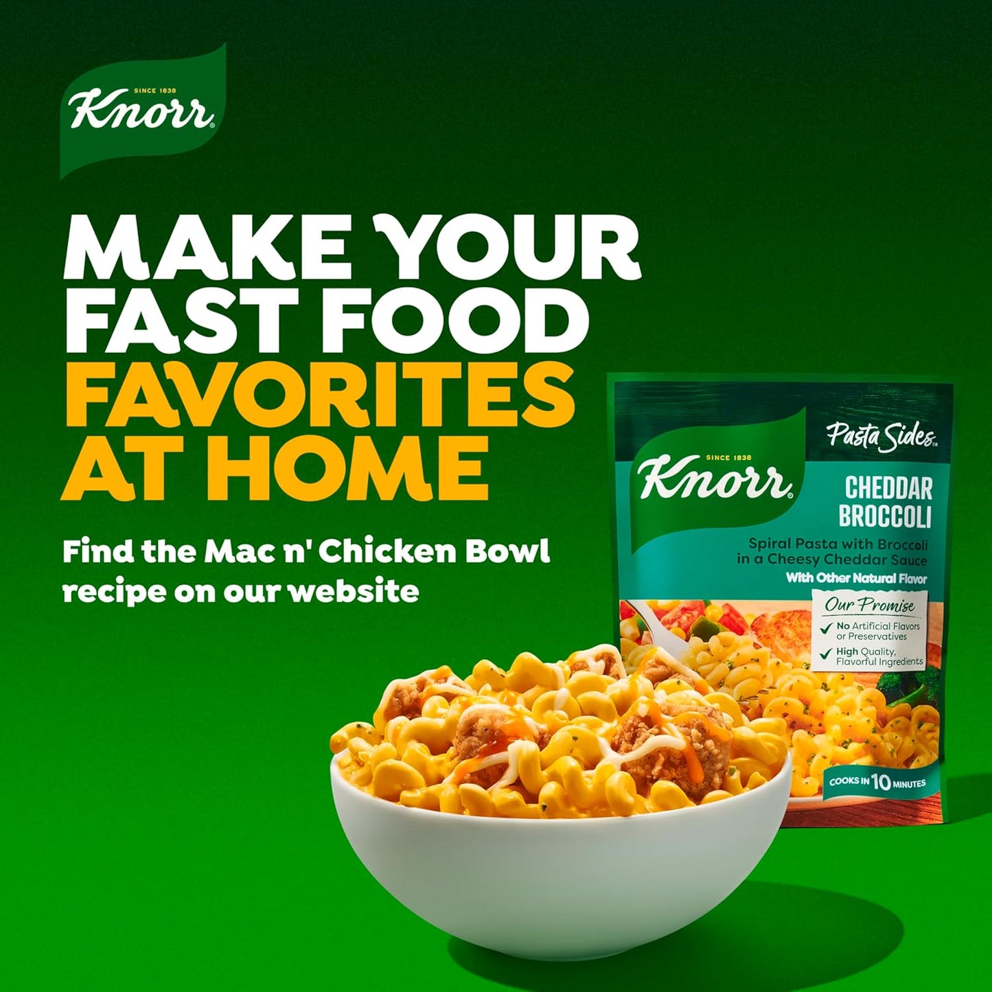 fortified with added vitamins and minerals (niacin, iron, thiamin, riboflavin, folic acid)