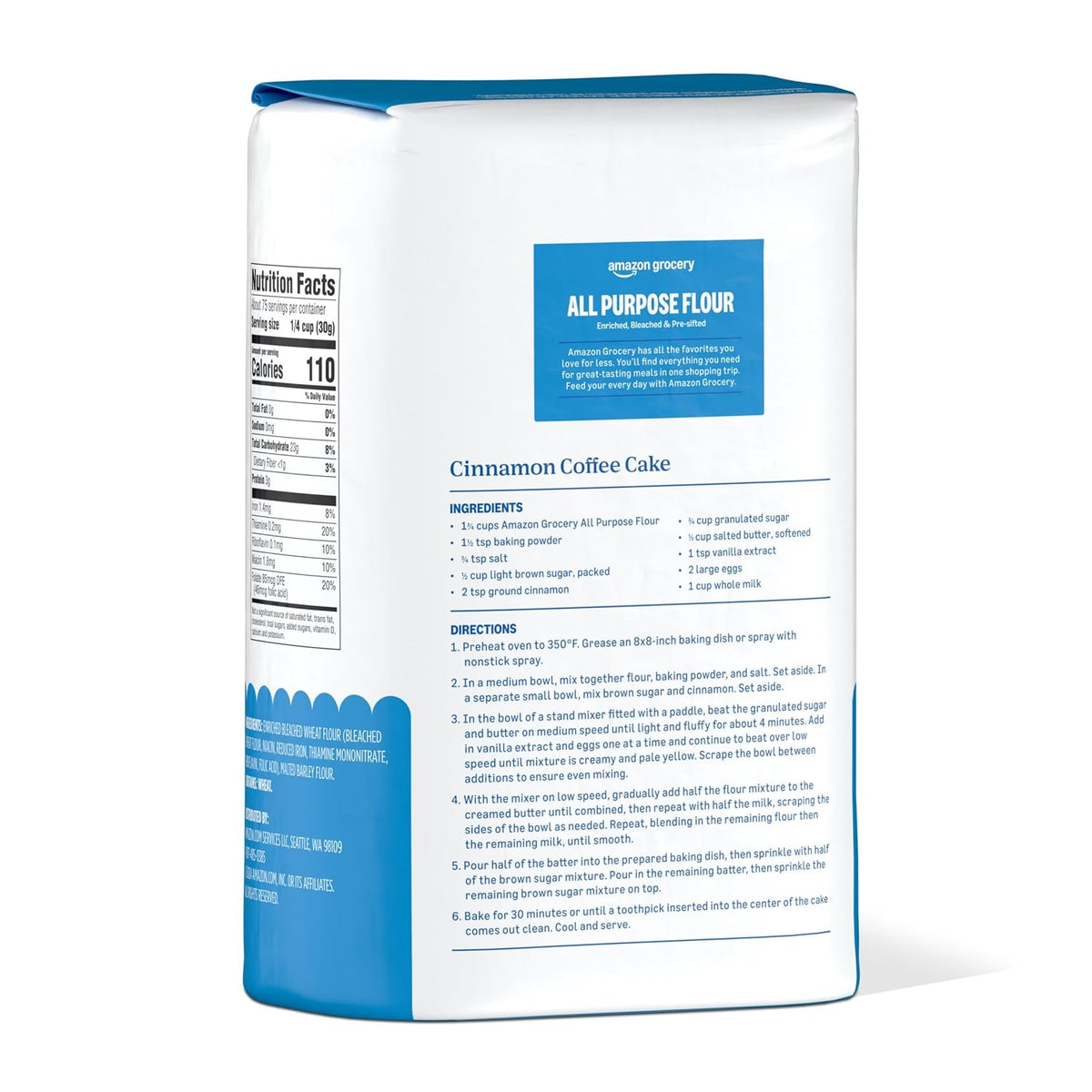 fortified with niacin, reduced iron, thiamin mononitrate, riboflavin, and folic acid