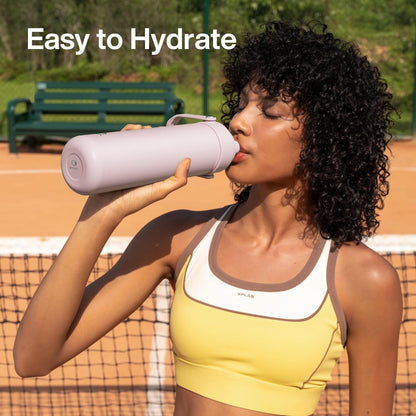 four size options (12 oz, 18 oz, 26 oz, 32 oz) covering kids to full-day adult hydration