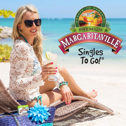 four tropical flavors included: caribbean fruit punch, pina colada, strawberry daiquiri, and margarita