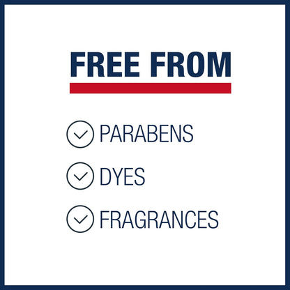fragrance-free and paraben-free formulation