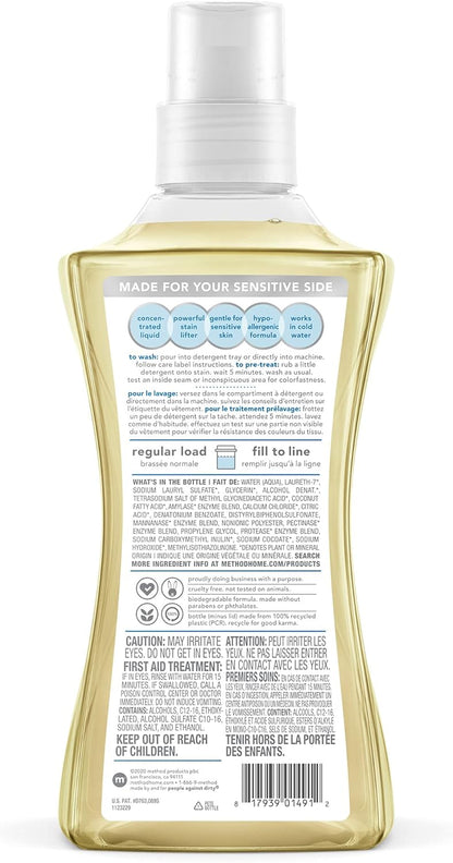 free and clear formulation with no fragrances and no dyes