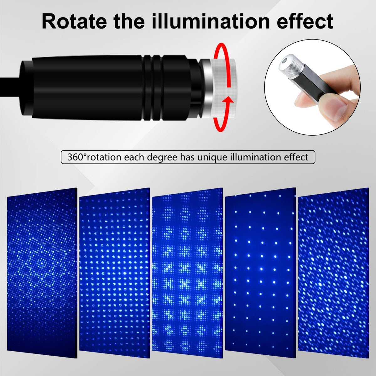 free-bend flexible neck for 360° directional aiming