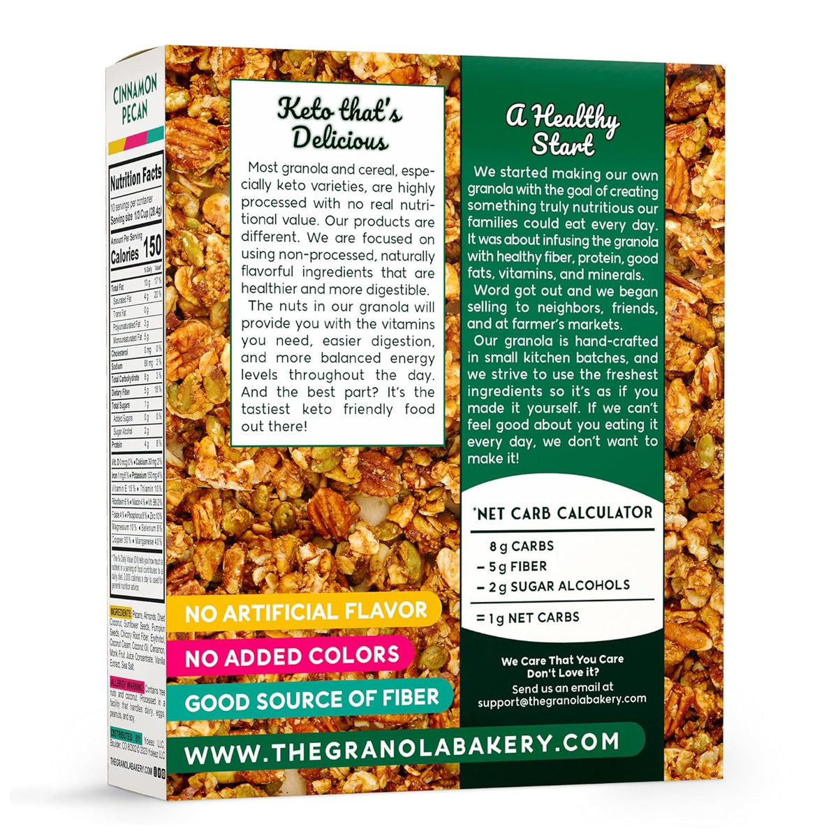 free-from formulation: gluten-free, grain-free, dairy-free, non-gmo, no artificial flavors or preservatives