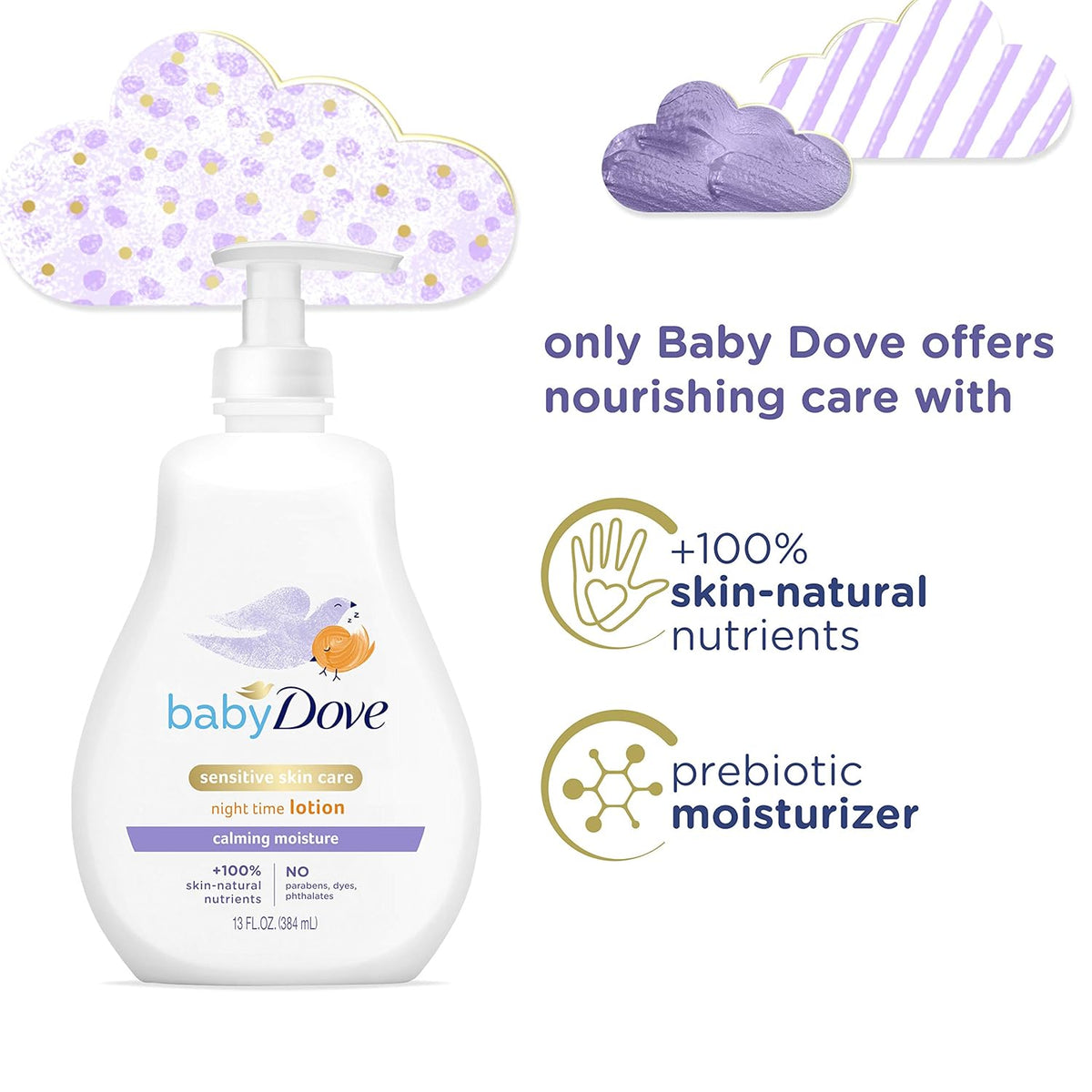 free-from formulation: no dyes, parabens, or phthalates