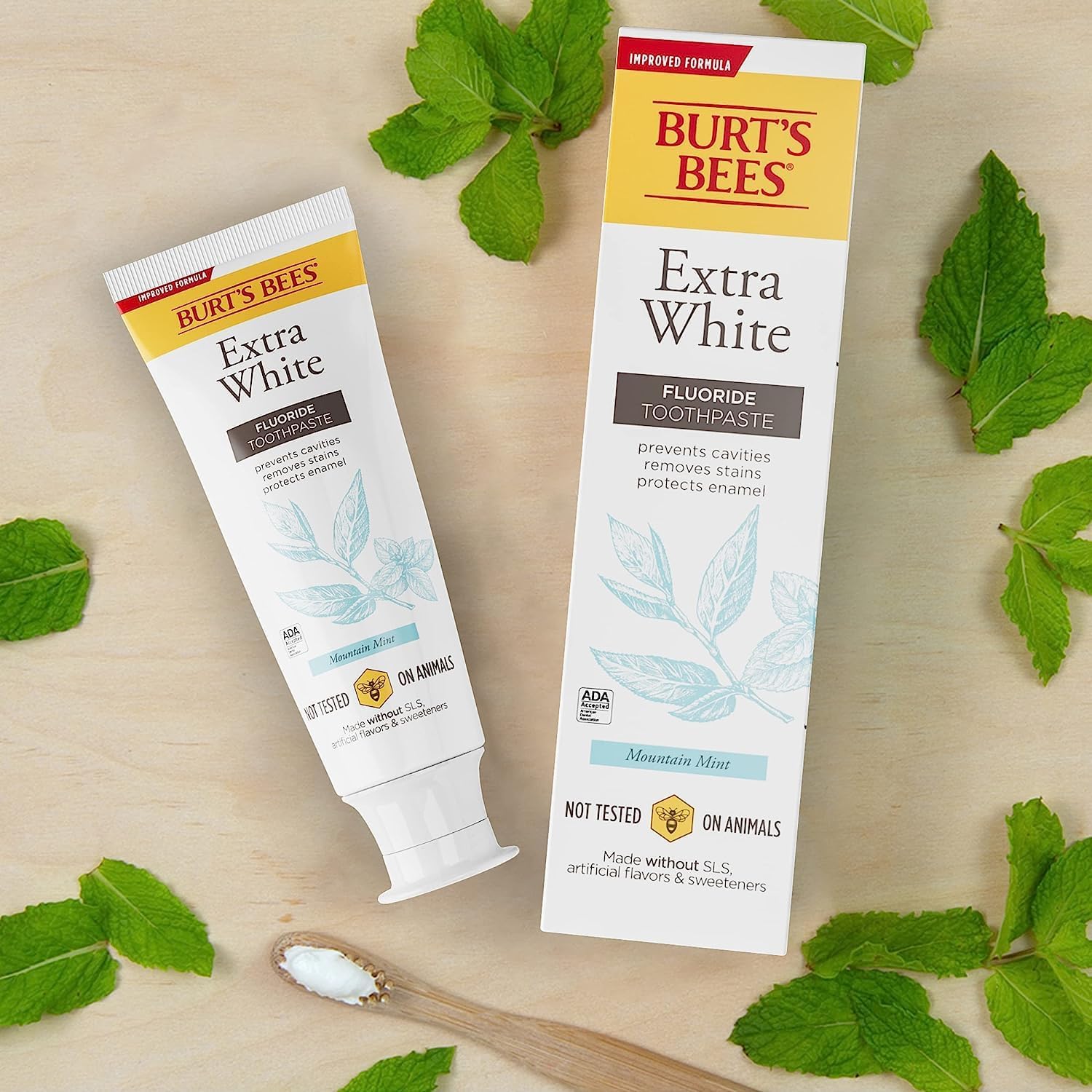 free-from formulation: no sls, triclosan, parabens, artificial flavors, sweeteners, preservatives, dyes, or gluten