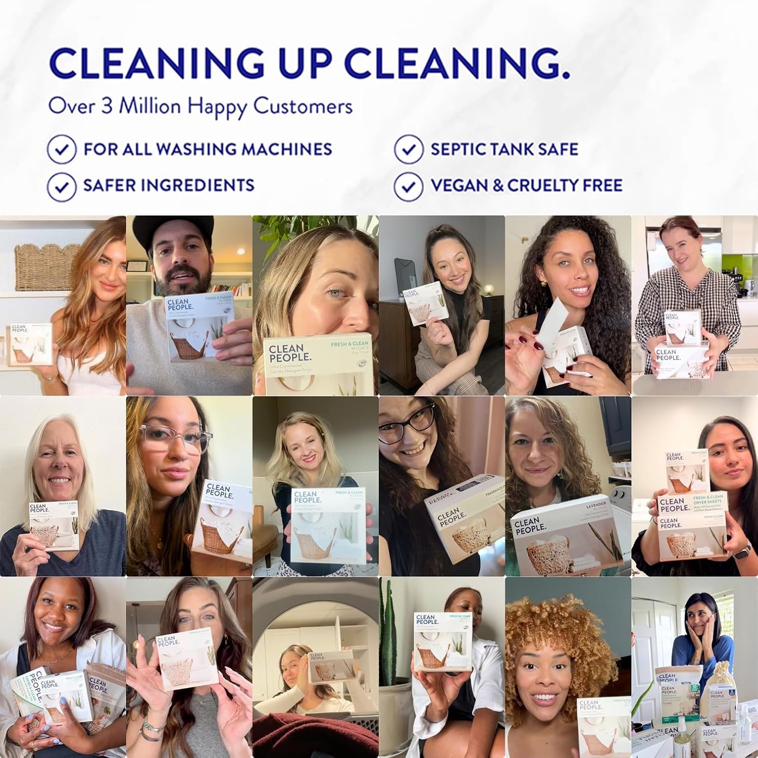 free from phosphates, parabens, phthalates, chlorine bleach, artificial dyes, petroleum, and ammonia