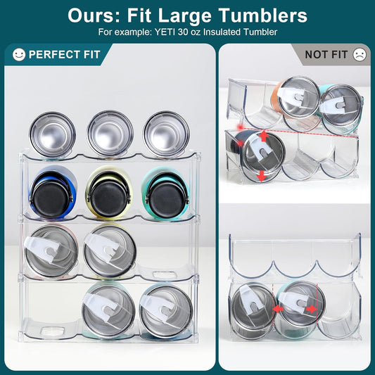 freely stackable and combinable tiers (2, 3, or 4 tiers available)