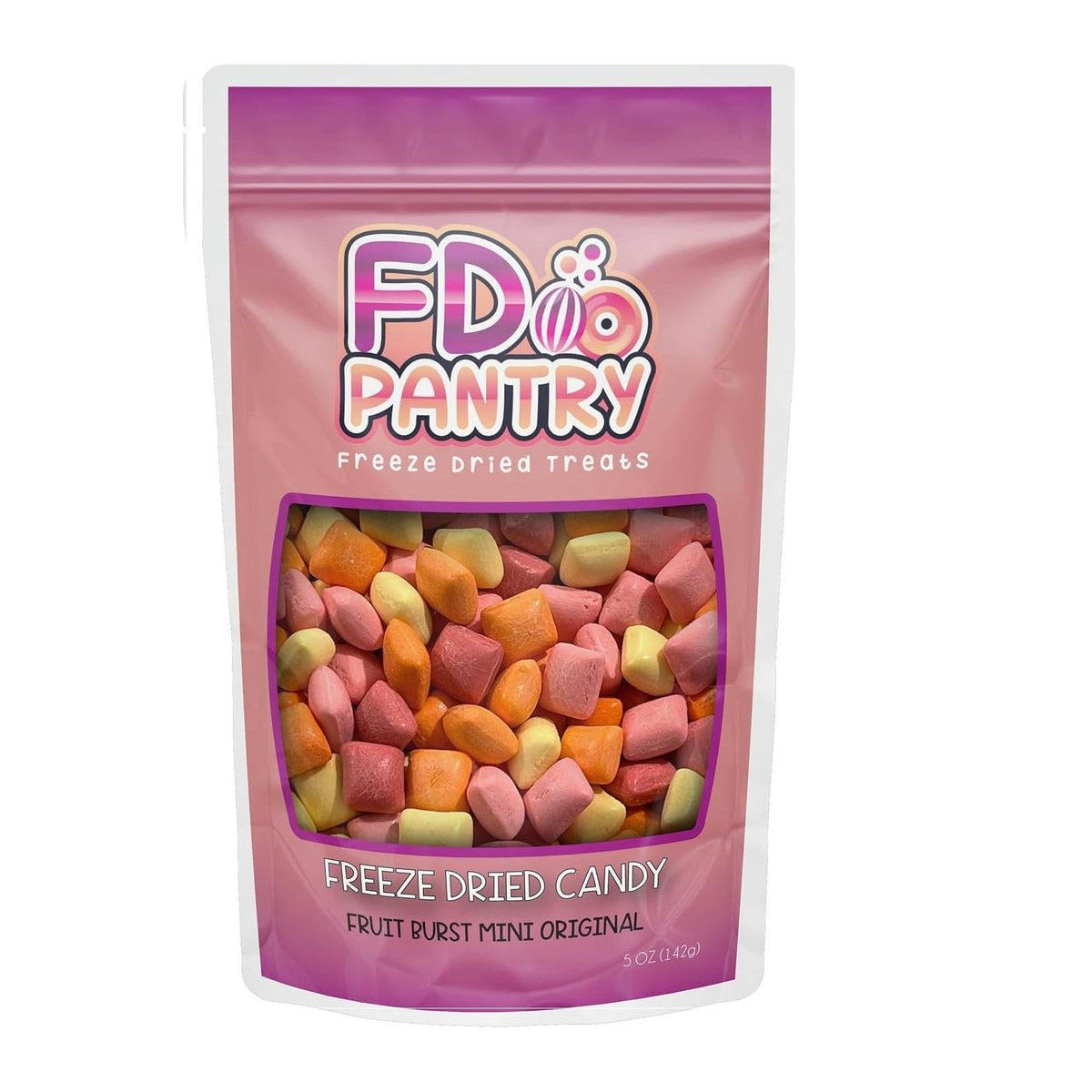 Freeze Dried Fruit Bursts Candy – Portion-Controlled Crunchy Candy That Satisfies Sweet Cravings Without Artificial Heavy Sweeteners, 5oz