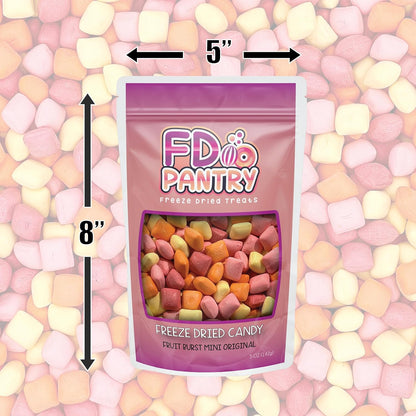 Freeze Dried Fruit Bursts Candy – Portion-Controlled Crunchy Candy That Satisfies Sweet Cravings Without Artificial Heavy Sweeteners, 5oz