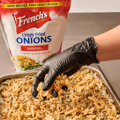 French's Original Crispy Fried Onions 24 oz – Pre-Fried Onions for Quick Side Dishes and Fast Meal Prep
