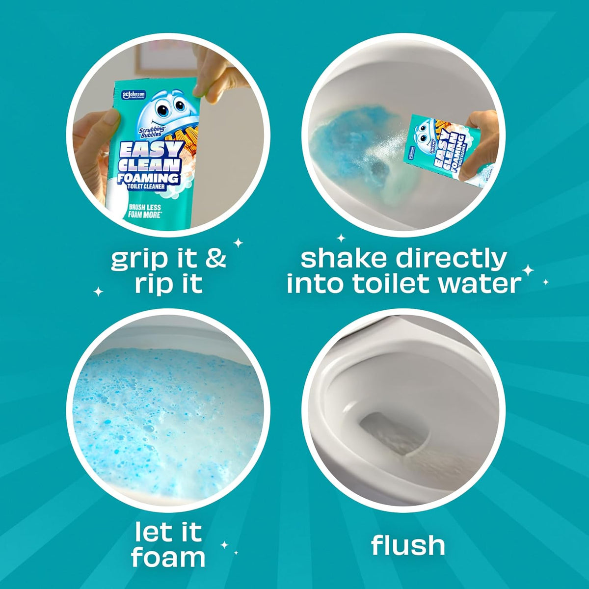 fresh scent left behind to neutralize odors