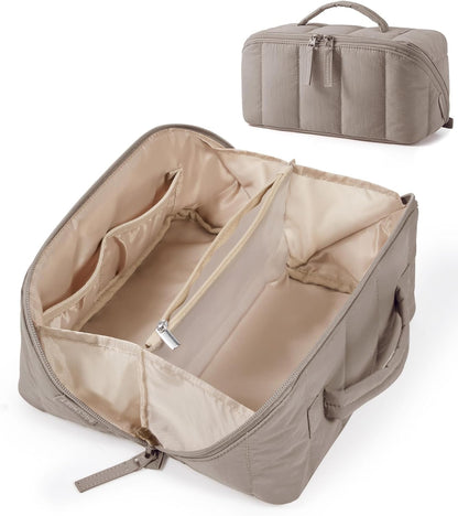 full-open lay-flat zipper design for top-down visibility