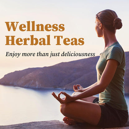 FullChea Lemon Ginger Tea Bags – Vibrant Blue Brew for a Cozy Reading Chair Aesthetic
