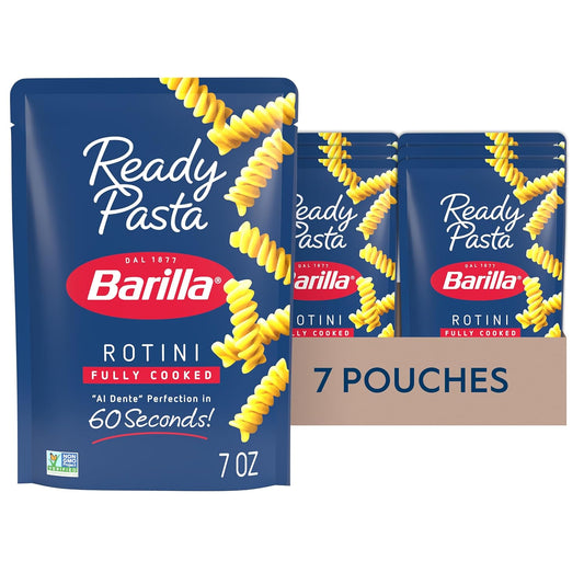 fully cooked pasta in a microwaveable 7-oz single-serve pouch