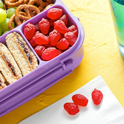 Funables Strawberry Gummy Snack Box for Birthday Goody Bags & Classroom Gifts, 22 Pouches
