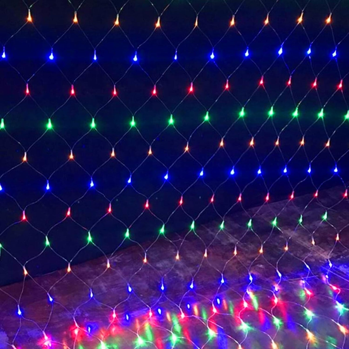 FUNPENY 9.8ft x 6.6ft Net Lights – Connectable Outdoor String Mesh for Camping, Pergola and Backyard Parties