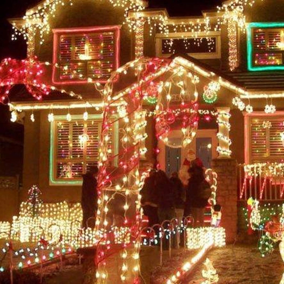 FUNPENY Heavy-Duty Outdoor Fairy Lights – Porch Railing, Roofline & Front Yard Christmas Display, 29V Low Voltage 500 LEDs