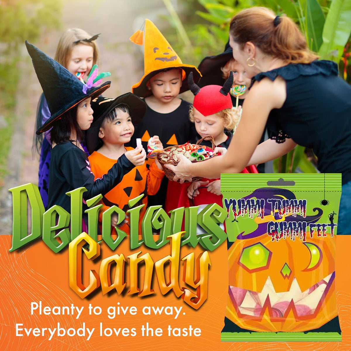 Fusion Select Spooky Gummy Body Parts 8oz – Fun Halloween Gift Bag Stuffer for White Elephant, Hostess Gift and Costume Party Favors