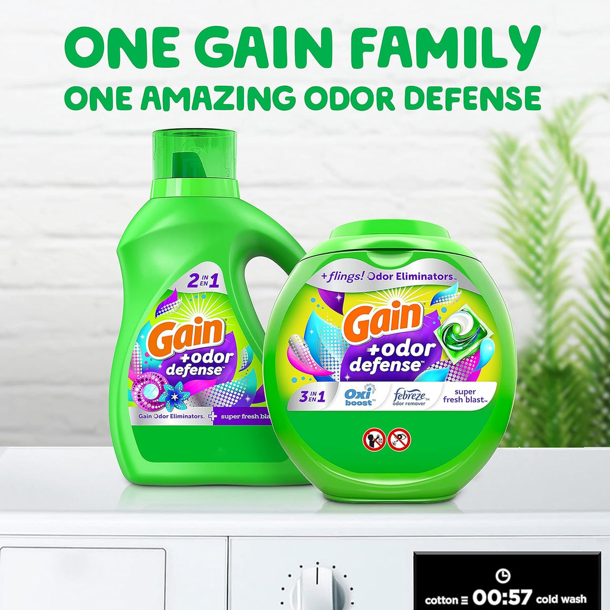 Gain Flings 3-in-1 Pacs with Febreze Odor Defense – Pet Blanket, Dog Bed, and Outdoor Gear Laundry Solution, Super Fresh Blast