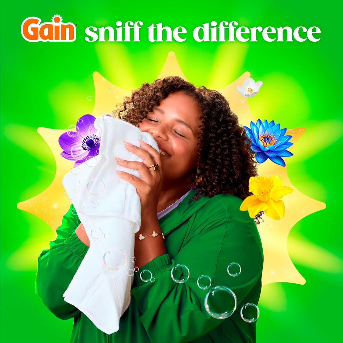 Gain Flings Liquid Laundry Pacs for Aromatherapy Self-Care Rituals, Island Fresh All Day Scent Capsules and Febreze Odor Defense Pods