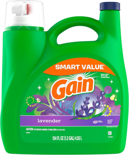 Gain Lavender Scent Laundry Soap – Bedding Wash for Mindful Evening Routines and Restful Sleep Prep